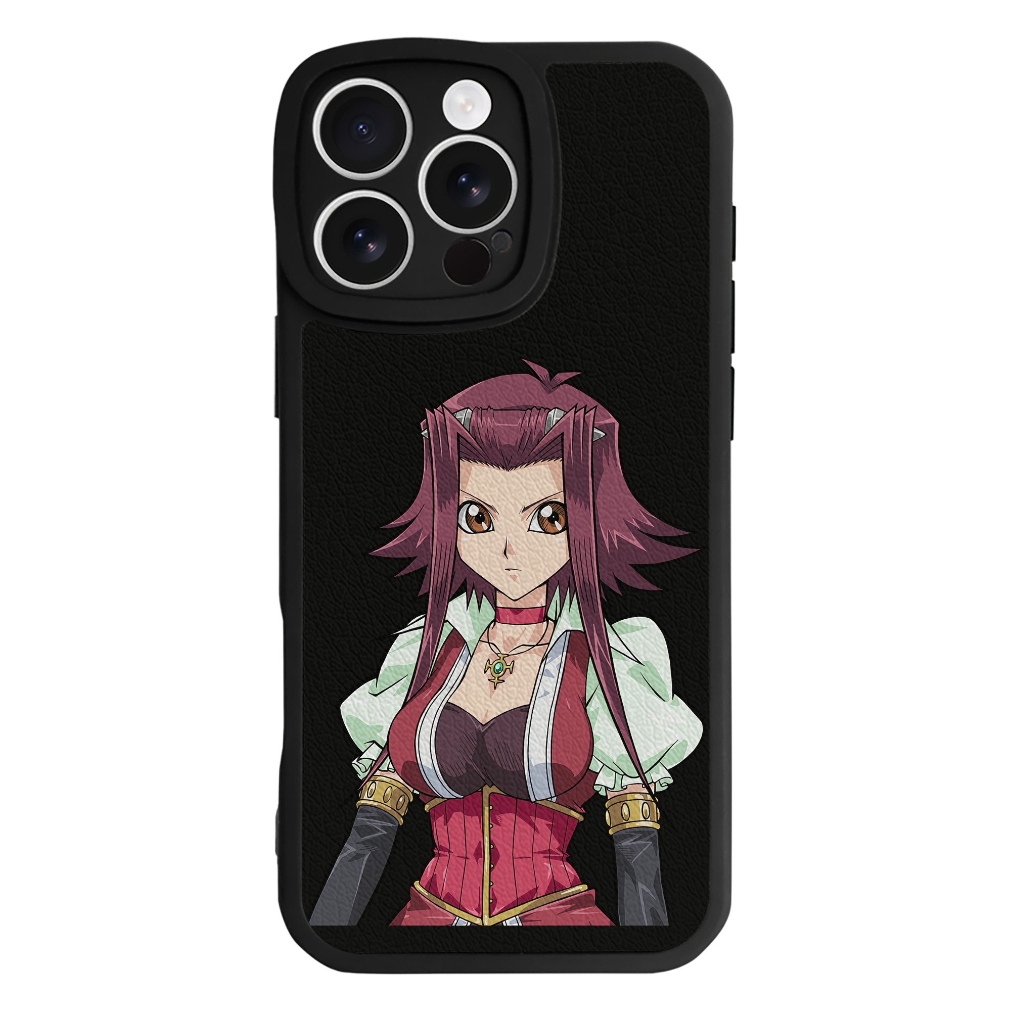 （画像用） 遊☆戯☆王 Yu-Gi-Oh! 【iPhone 16シリーズ対応】シリコンスマホケース（レザー調） 材質：シリコン